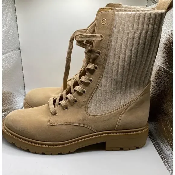 NWOB Sam Edelman Lydell Combat Boot Sesame 9 Blogger Favorite - Picture 5 of 7